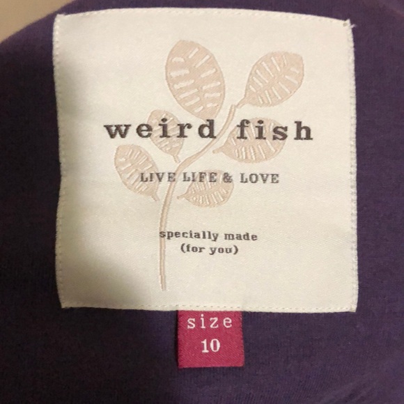 Size 10 Medium Plum zip up sweater - Picture 3 of 6